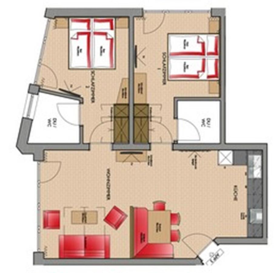A Casa Saphir Appartement-Hotel เซิลเดน ภายนอก รูปภาพ