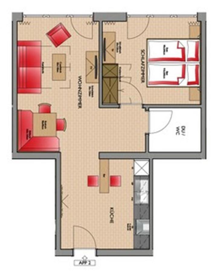 A Casa Saphir Appartement-Hotel เซิลเดน ภายนอก รูปภาพ