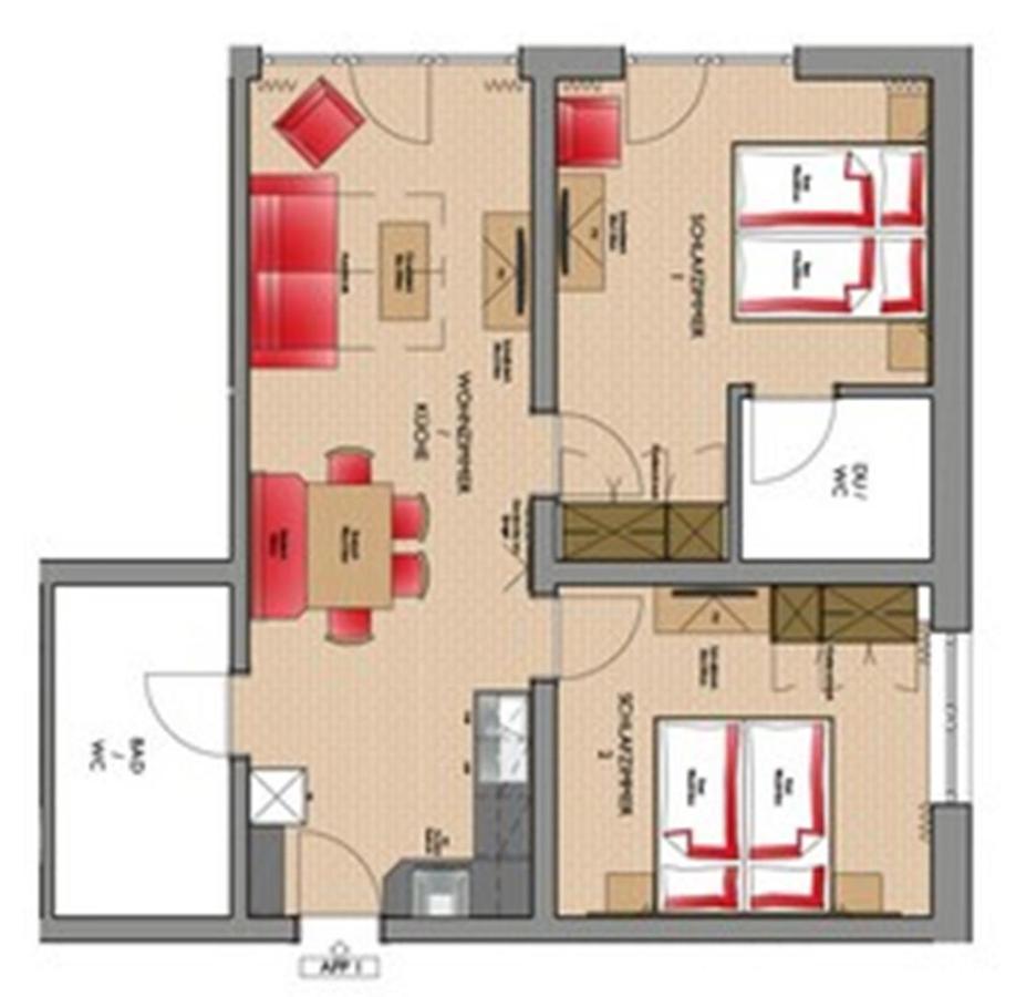 A Casa Saphir Appartement-Hotel เซิลเดน ภายนอก รูปภาพ